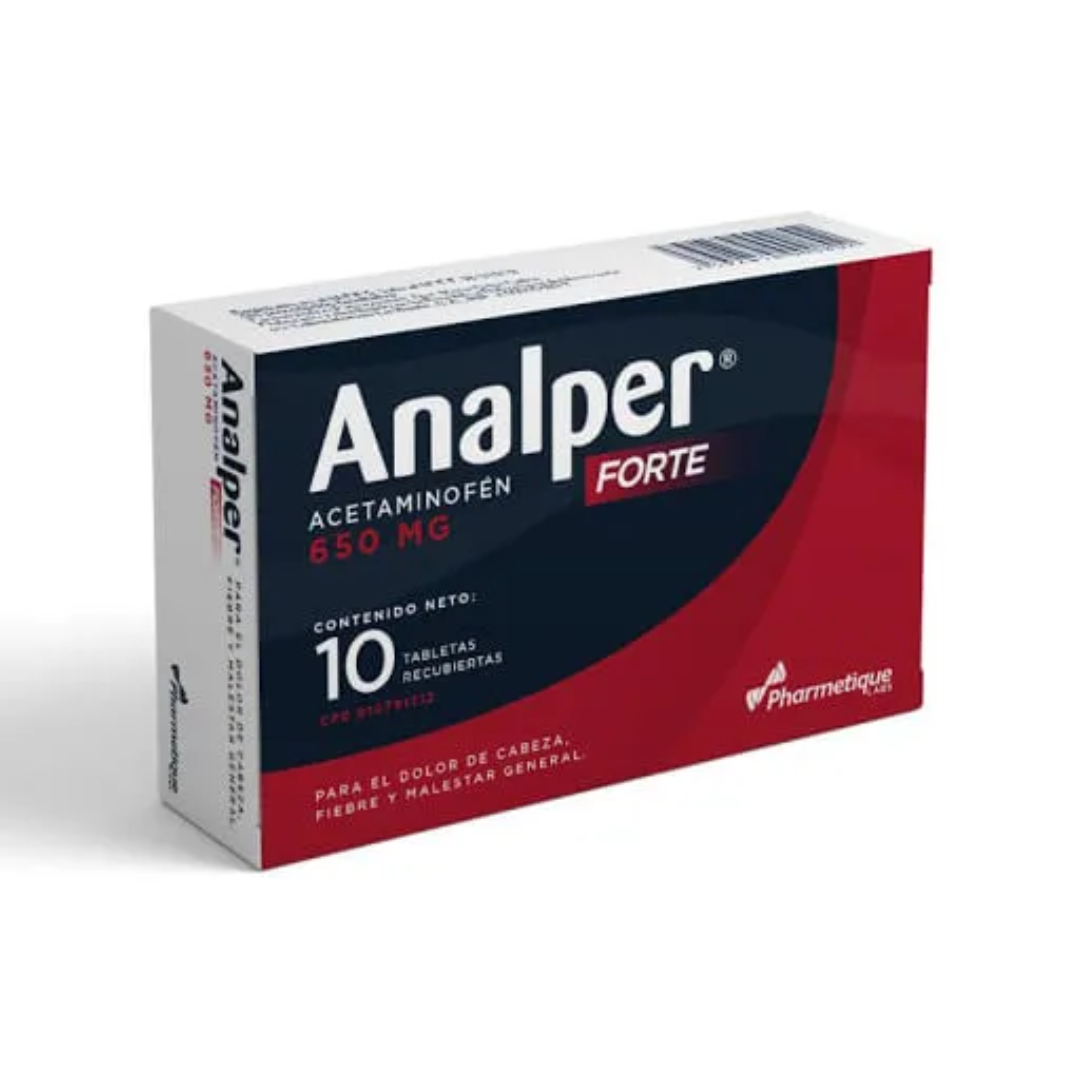 ANALPER FORTE ACETAMINOFEN 650MG TAB X 10